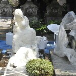 impacchi durante il restauro
