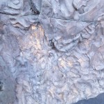 le doratura a foglia esistenti sulla scultura