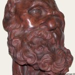 Volto in cera (dopo) restauro delle cere