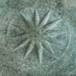 particolare del timpano, dopo il restauro