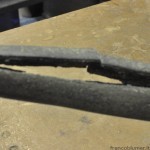 Airone da giardino, prima del restauro