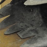 Airone da giardino, prima del restauro