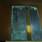 Restauro delle lastre di Roberto Ciaccio