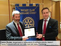 Rotary Bergamo ovest, premio professionalità